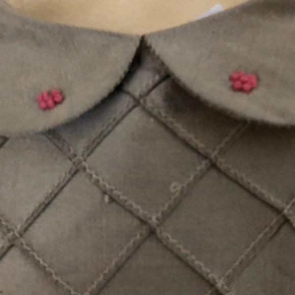 NWT TALBOTS infant 100% silk Holiday dress - Picture 6 of 8